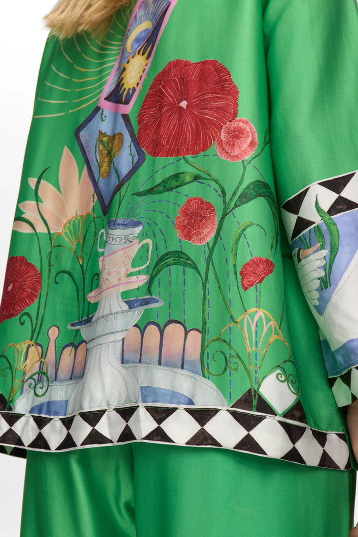 Numph Nuadelina Vibrant Green Shirt