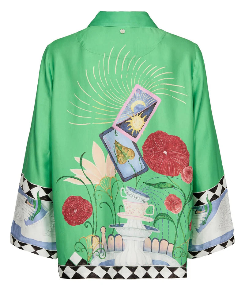 Numph Nuadelina Vibrant Green Shirt