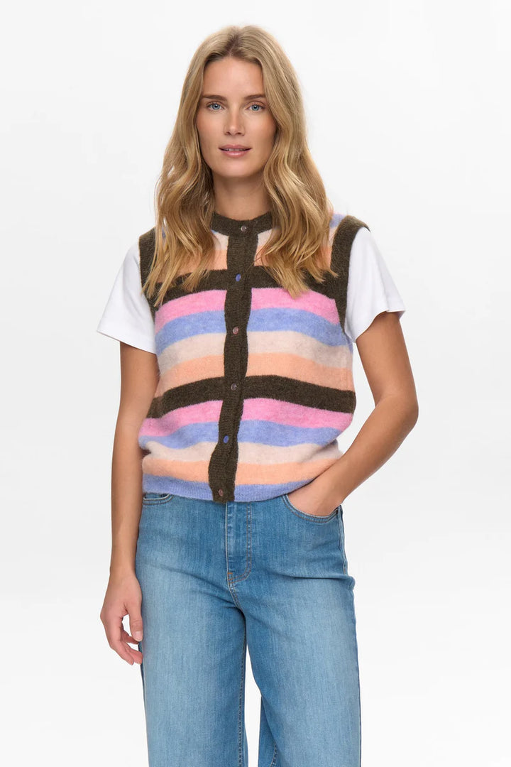 Numph Nuriette Sea Turtle Stripy Vest