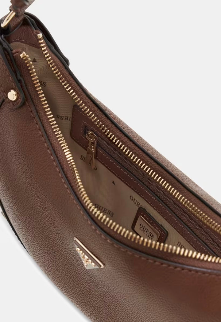 Guess Petra Hobo Satchel Chocolate Handbag