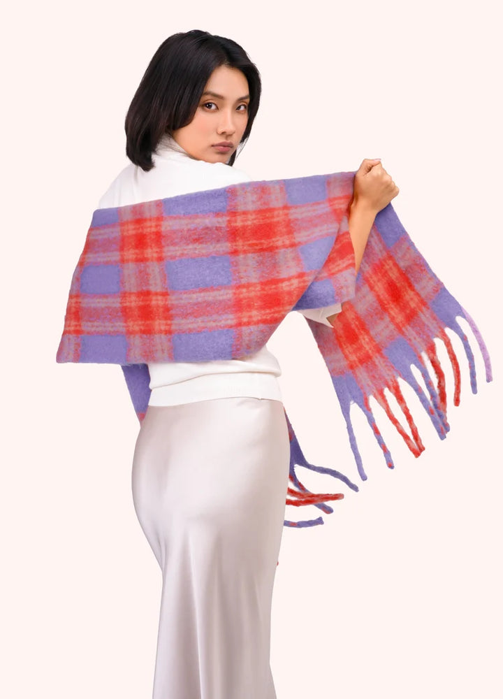Powder Flora Cosy Scarf | Tangerine Mix