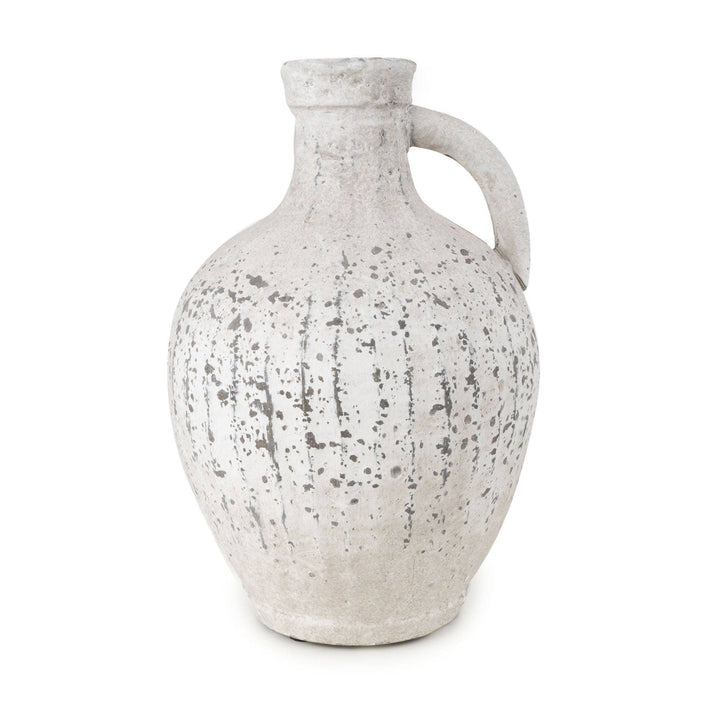 28cm Bottle Vase with Handle Stone