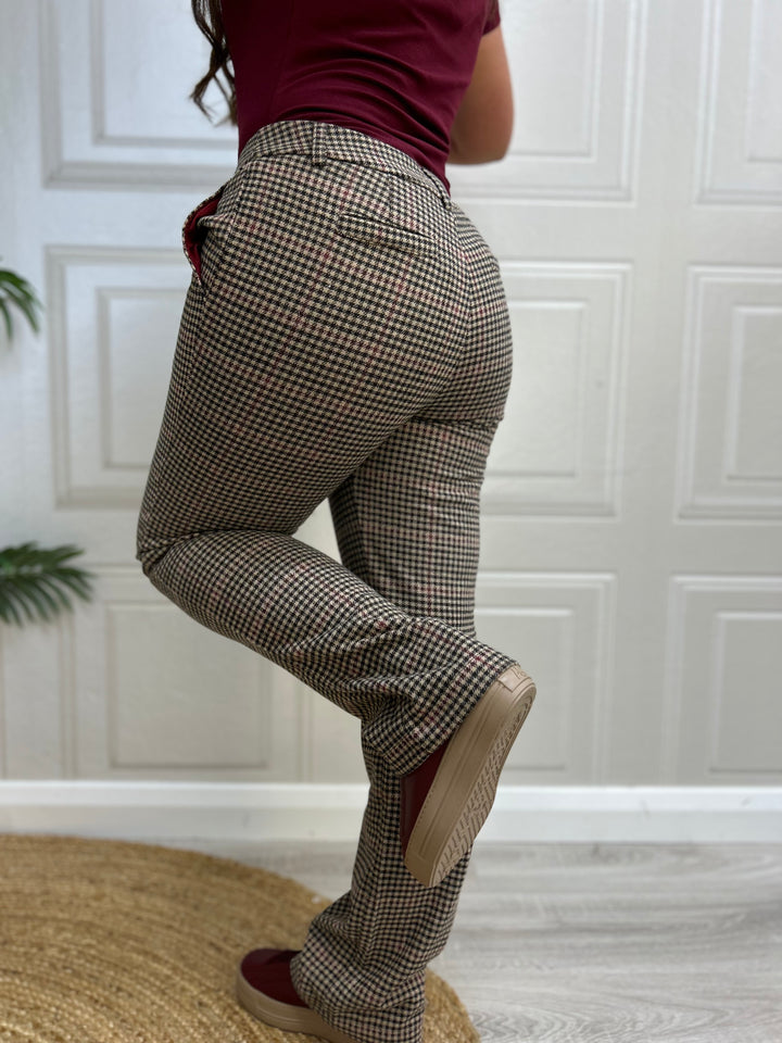 HV Society Fabiola Burgundy Trousers