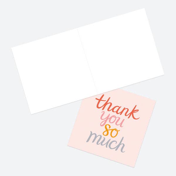 Rainbow Wishes - Lettering - Thank You