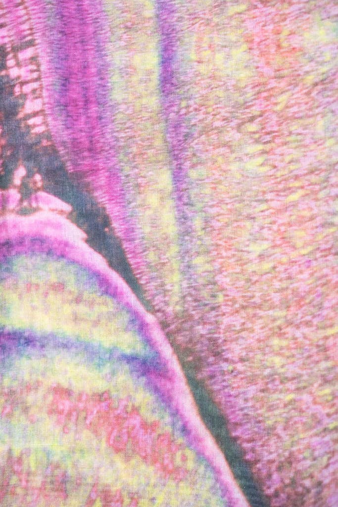 Watercolour Scarf | A01: Raspberry