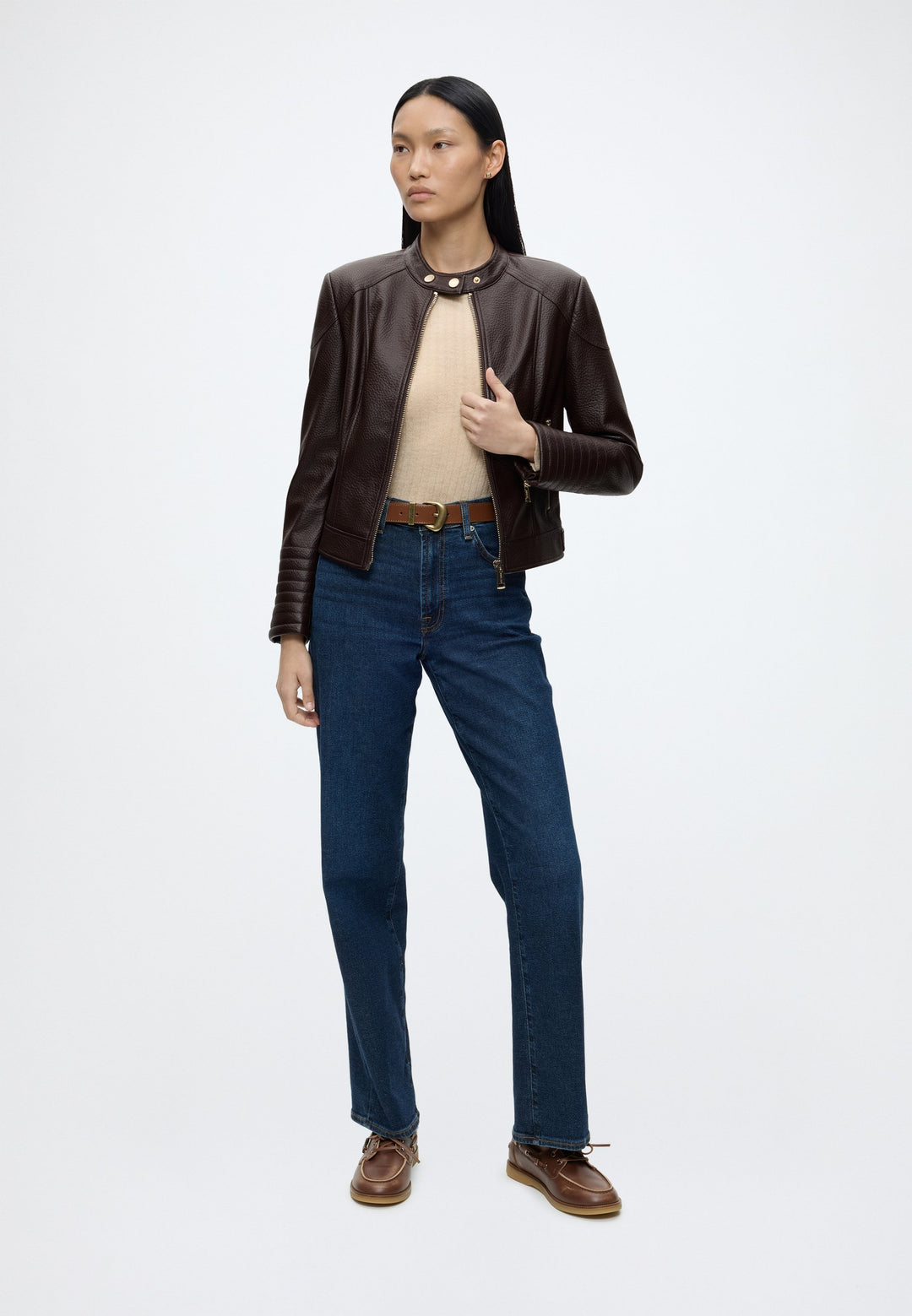 Guess Marlene Caribou Chocco Brown Jacket