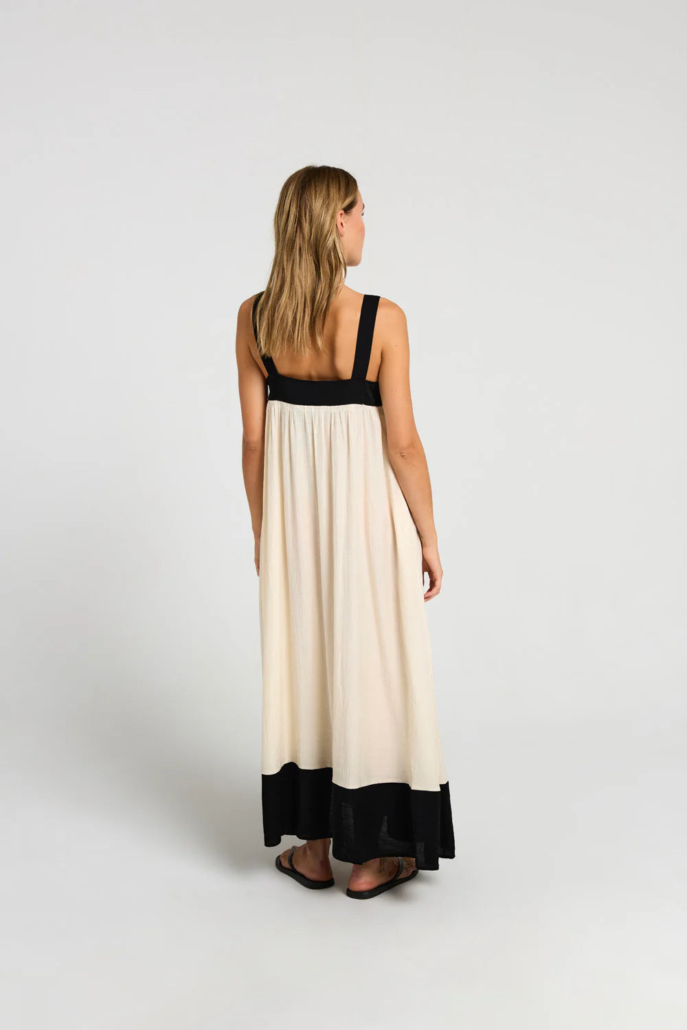 Costa Mani Black/Whisper Prato Dress