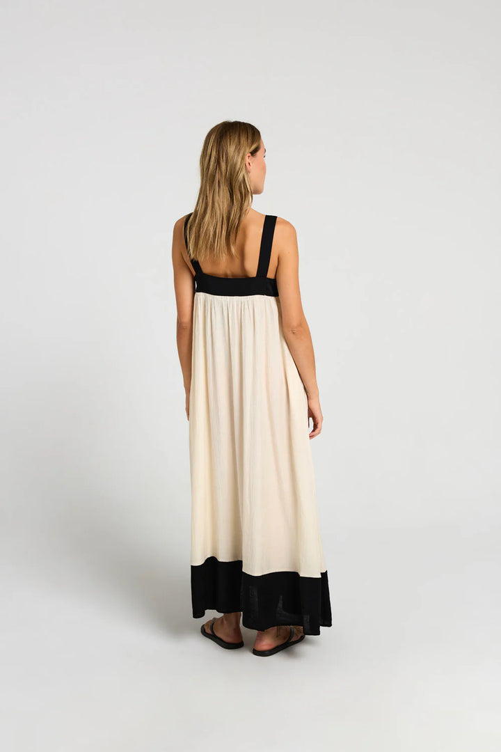 Costa Mani Black/Whisper Prato Dress