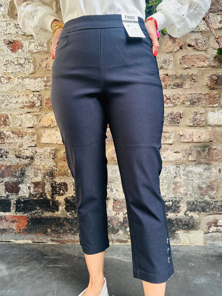 Pinns 408C Bengaline Crop With Diamond Eyelash Hem