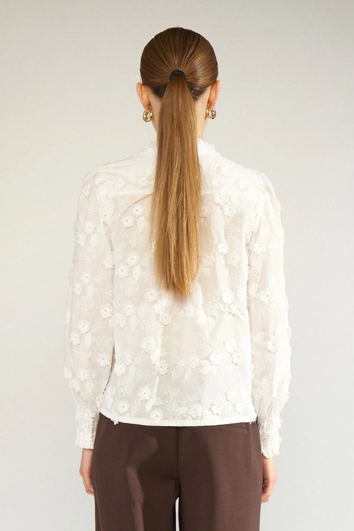 Numph Nulenea Shirt | Bright White