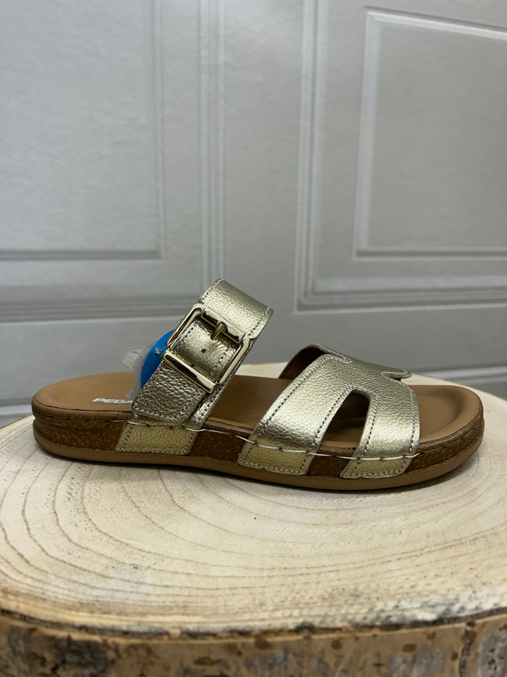 Pegada Burnished Ouro Sandal | 232405-04