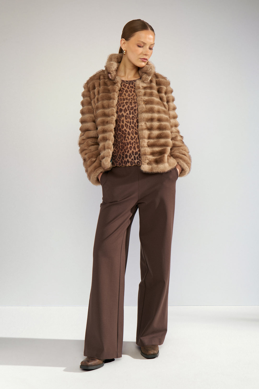 Numph Nuvita Jacket Silver Mink
