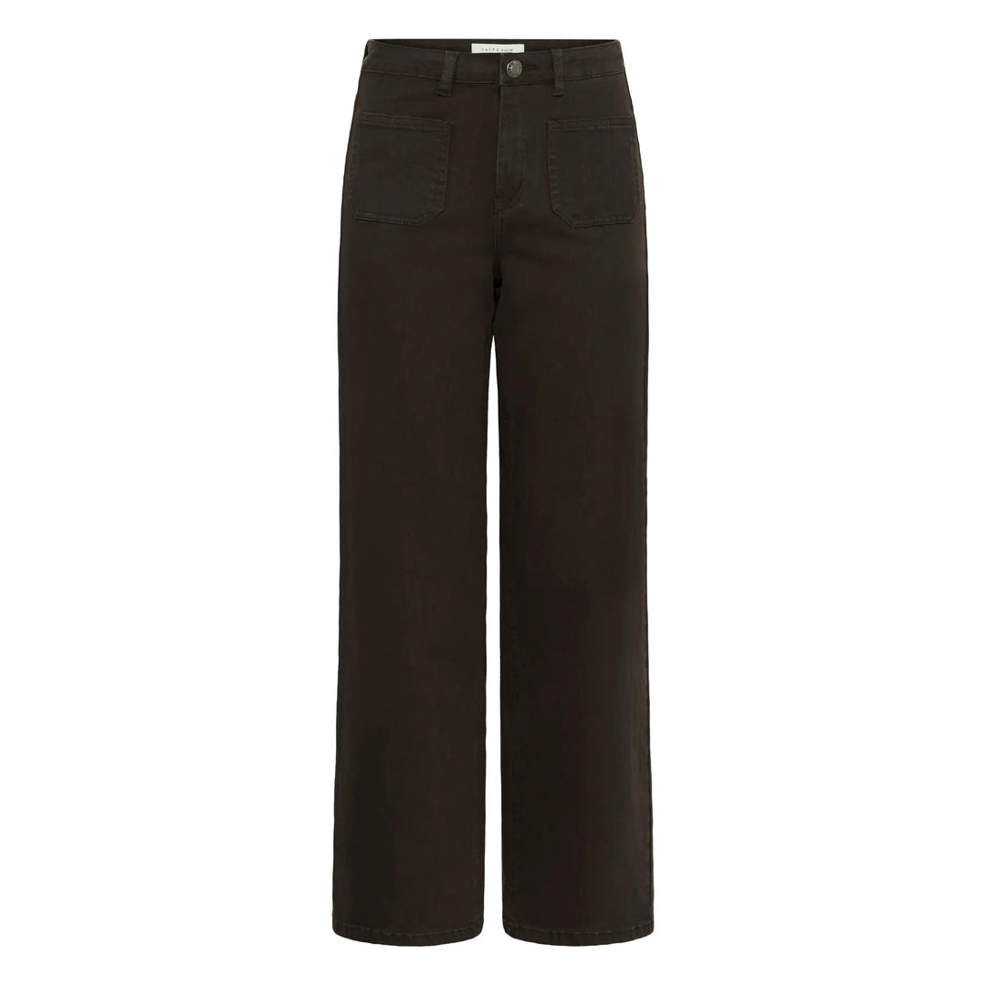 Kaffe Kabrook High Waist Jeans | Coffee Bean