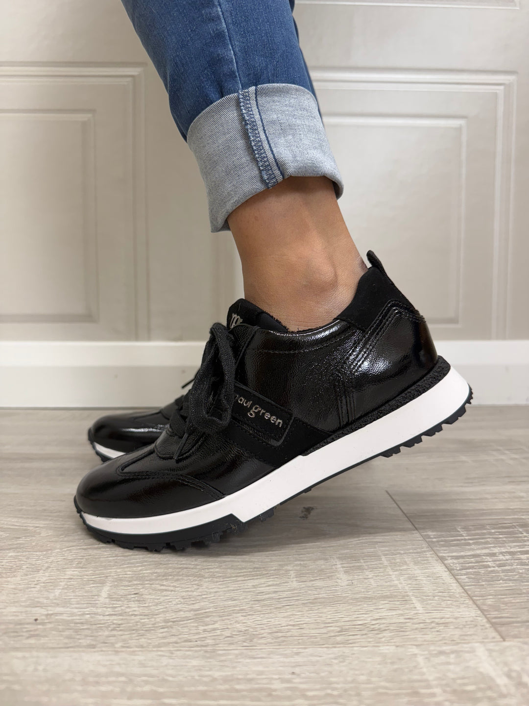Paul Green Knautschlack Black Runner