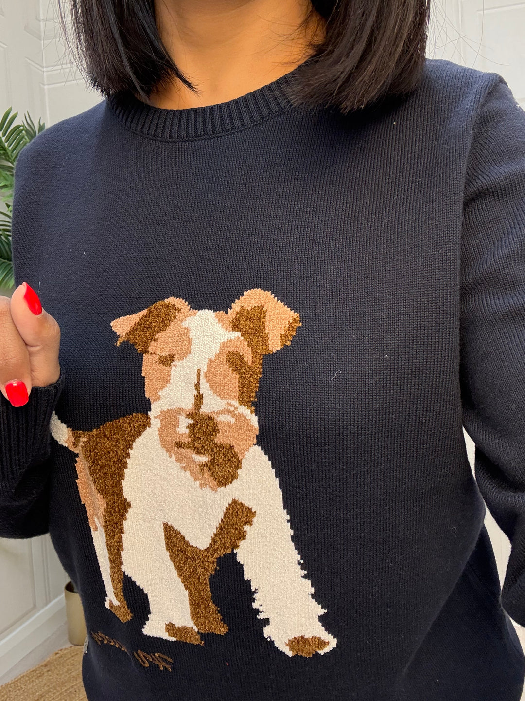 HV Society Lucilla Navy Pullover