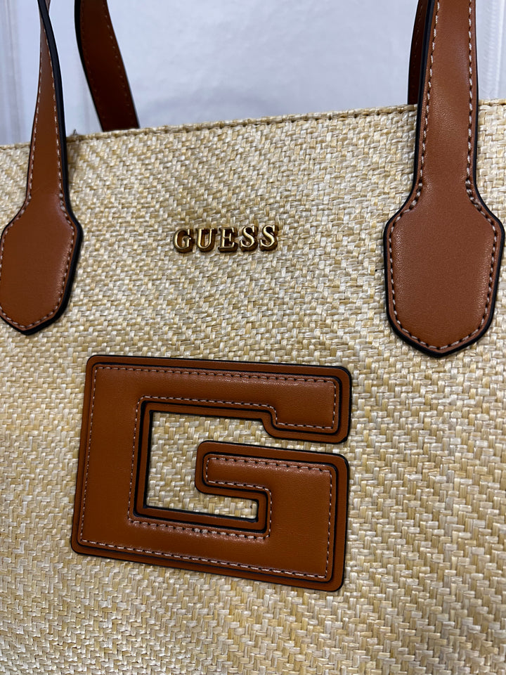 Guess G Status Natura/Cognac Tan Bag