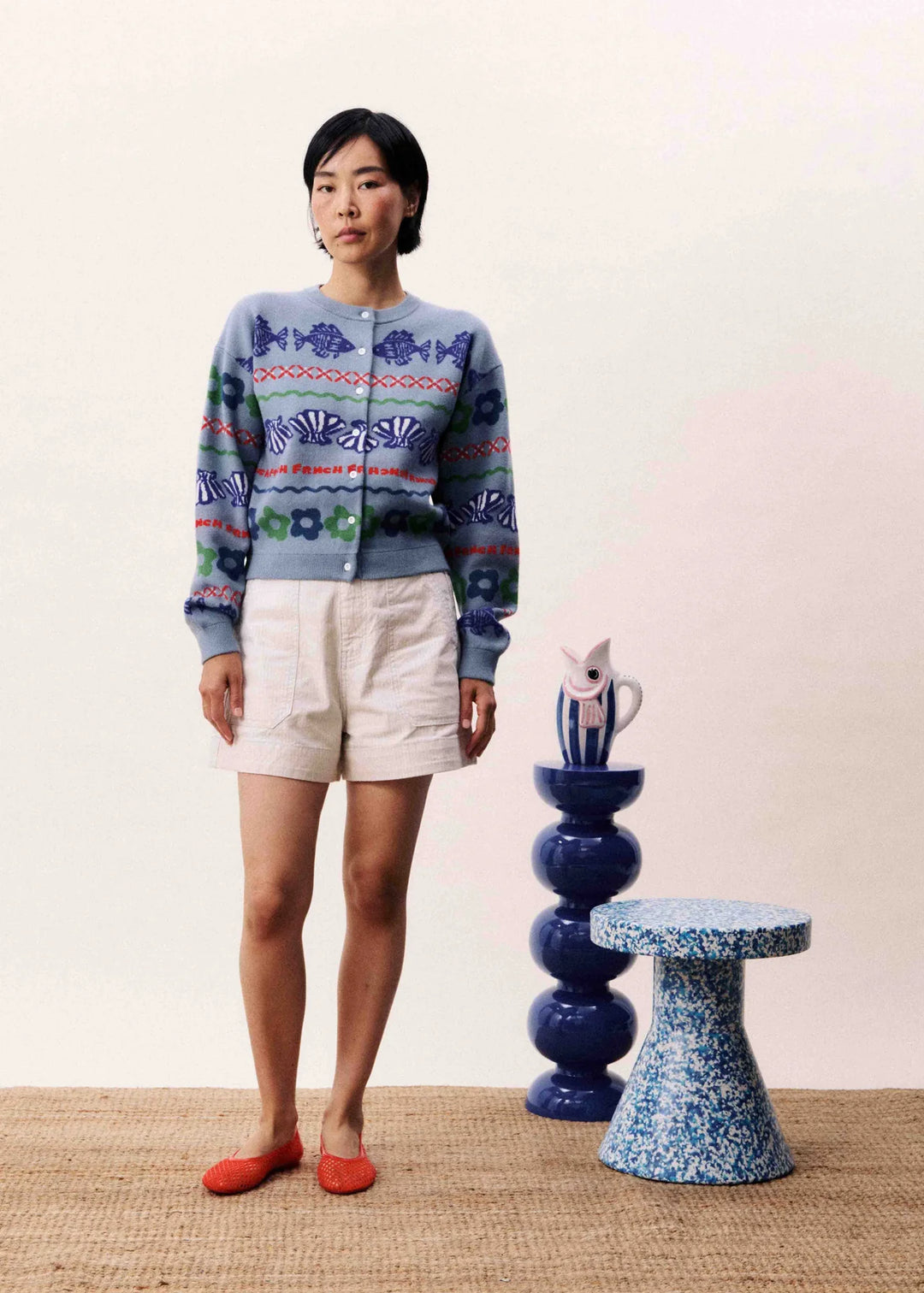 Frnch Blue Clair Cardigan