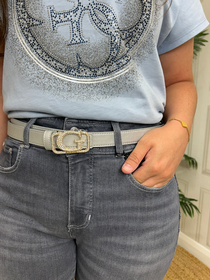 Guess Zalina Reversible Belt Sliver