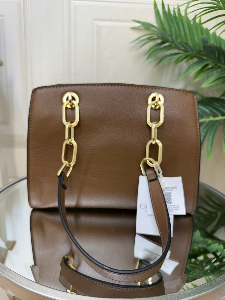 Carmela Leopard Suede Bag 186190
