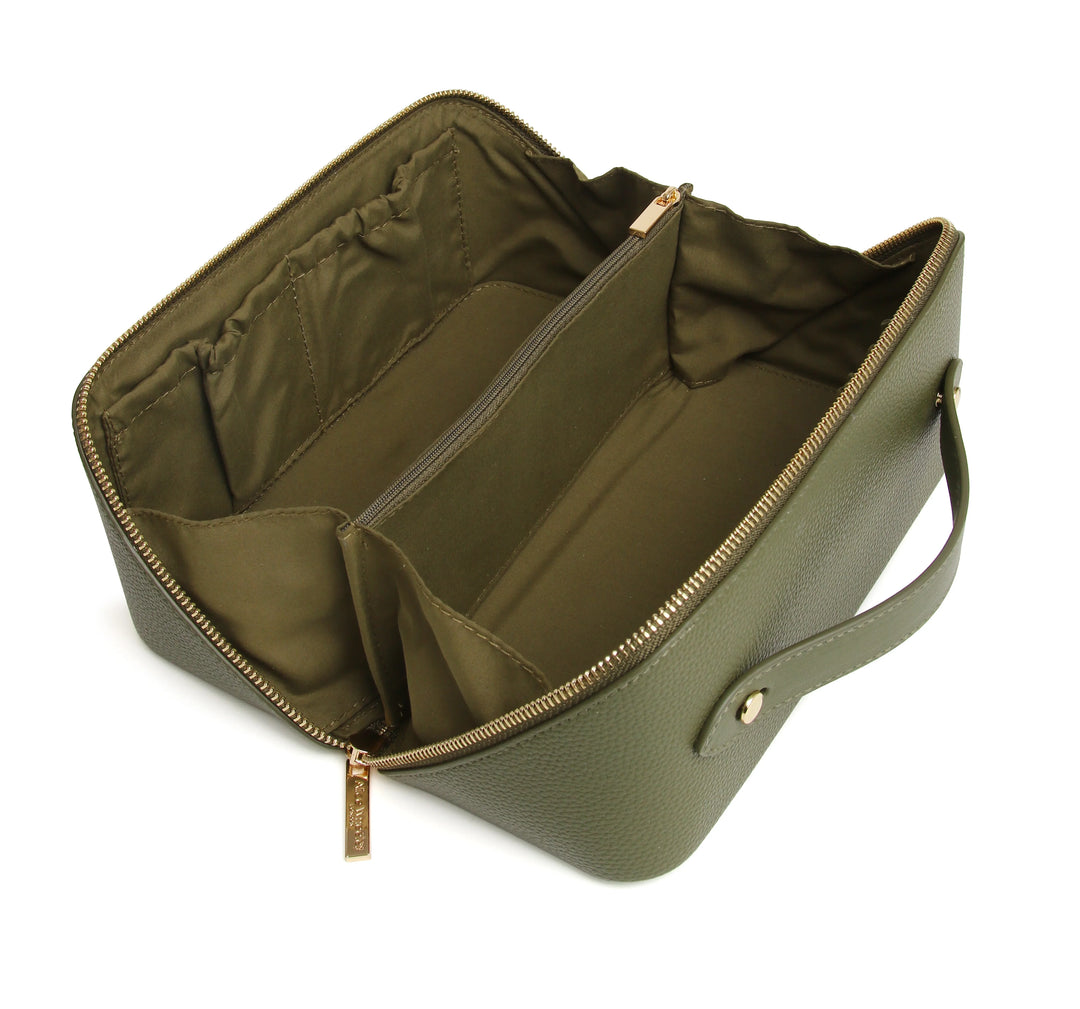 Alice Wheeler Kensington Train Case | Olive