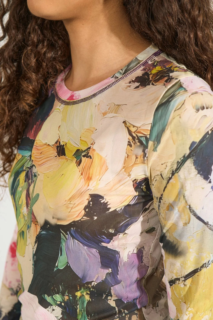 Numph Nualmia Long Sleeve Mesh Top