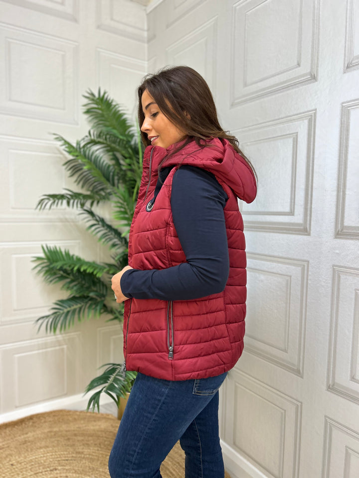 HV Society Bona Bodywarmer  Burgundy