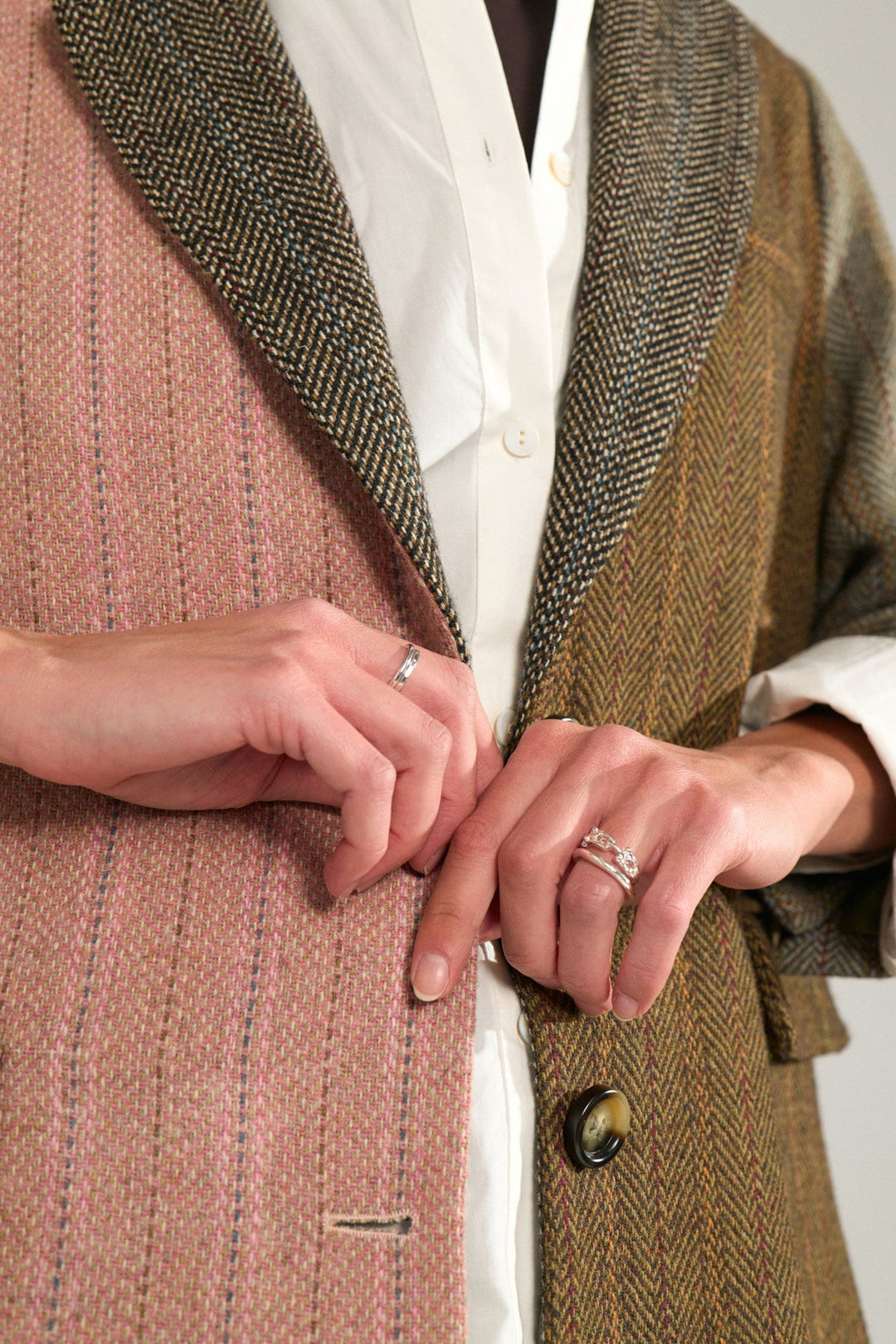 Numph Nuavey Herringbone Blazer | Polignac