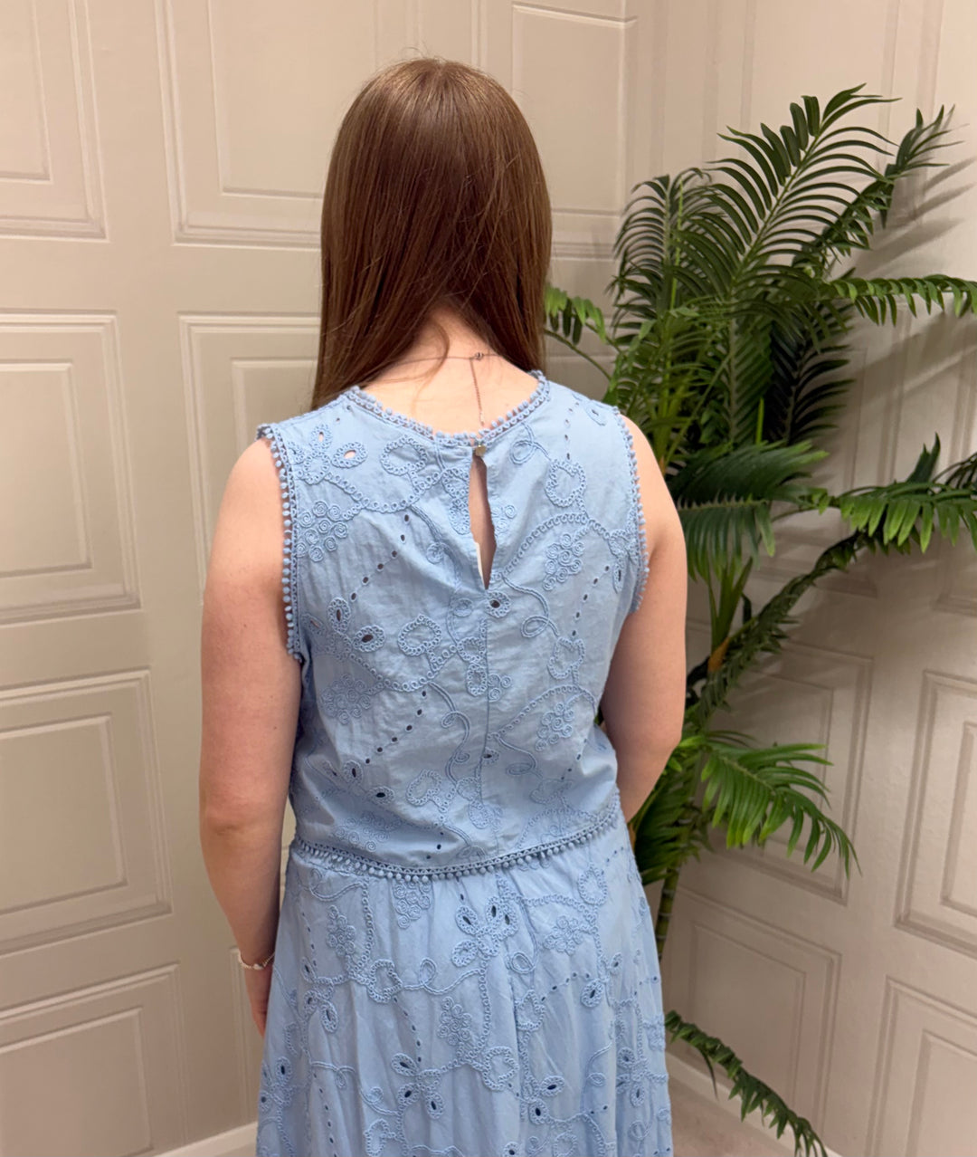 Goa Goa Cyra Sky Blue Top