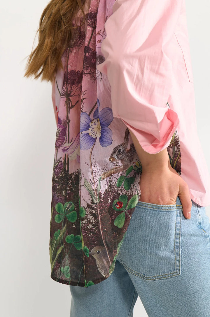 Numph Nuforest Shirt | Pink Lady