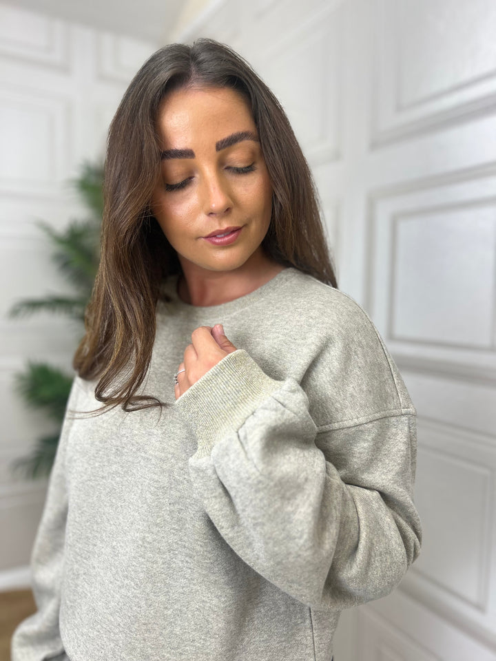 Numph Nucalli SweatShirt Cream Melange