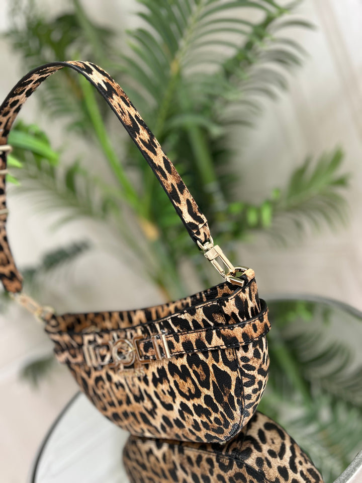 Guess Cirene Leopard Shoulder Bag