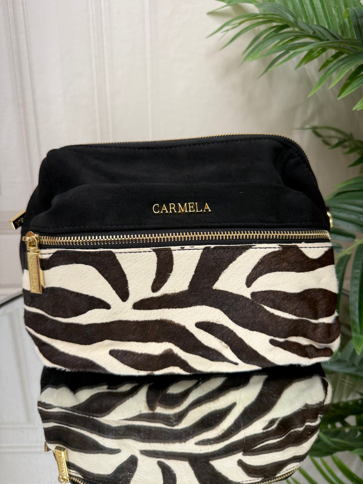 Carmela Animal/Black & White Crossbody Bag 186186