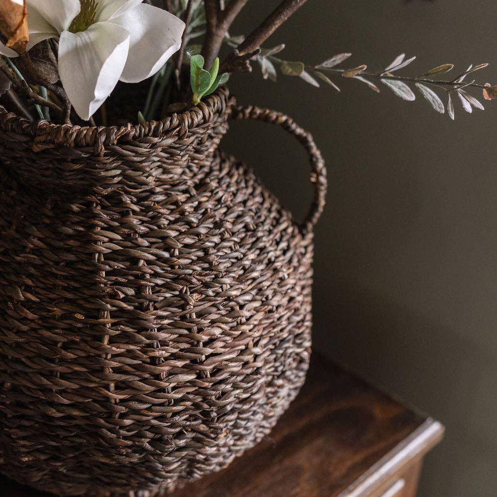 Pabna Wire Framed Seagrass Vase