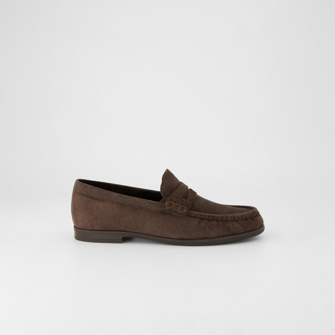 Paul Green Soft Suede Mocca Loafer