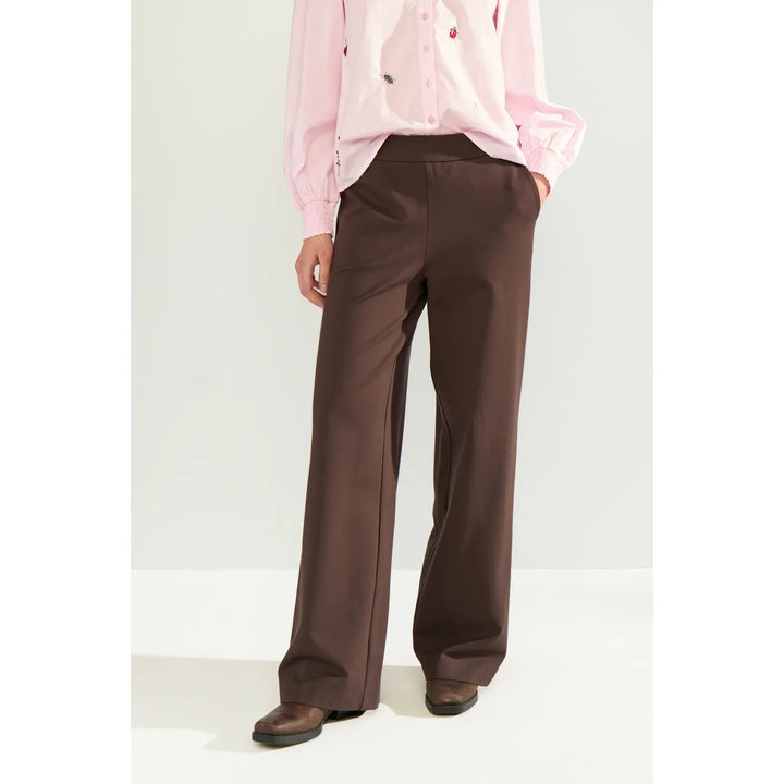 Numph Nuathena Pants | Black Coffee