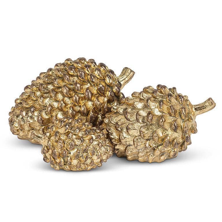Gold Pinecone: Large