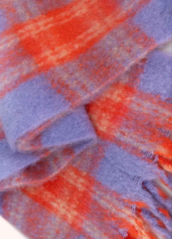 Powder Flora Cosy Scarf | Tangerine Mix