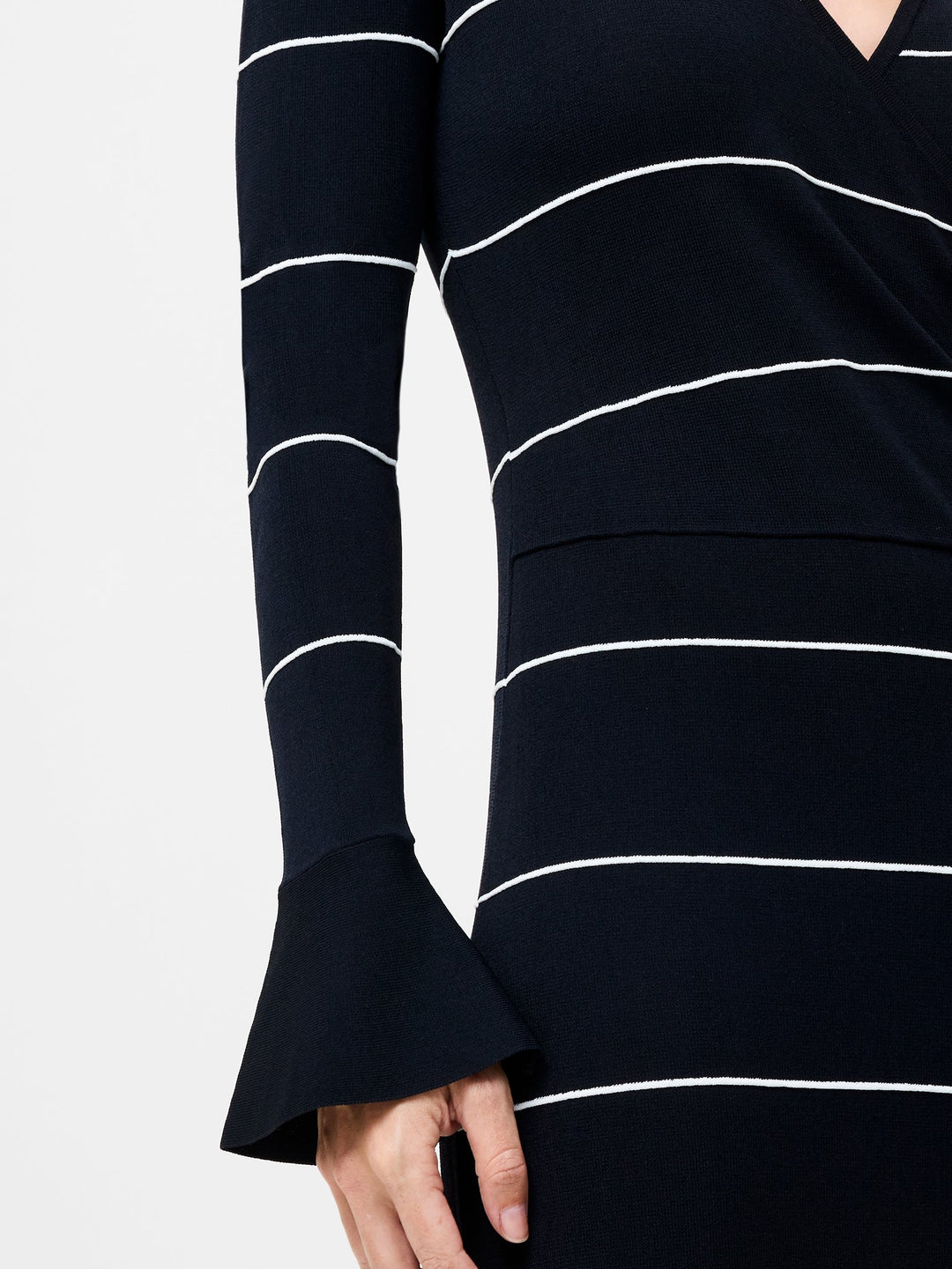 French Connection Ottie Knitted Stripe Maxi Dress