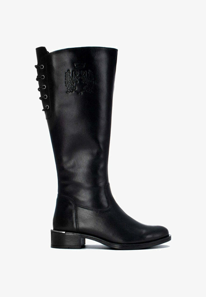 Carmela Bota Piel Negro Boots | 16401001