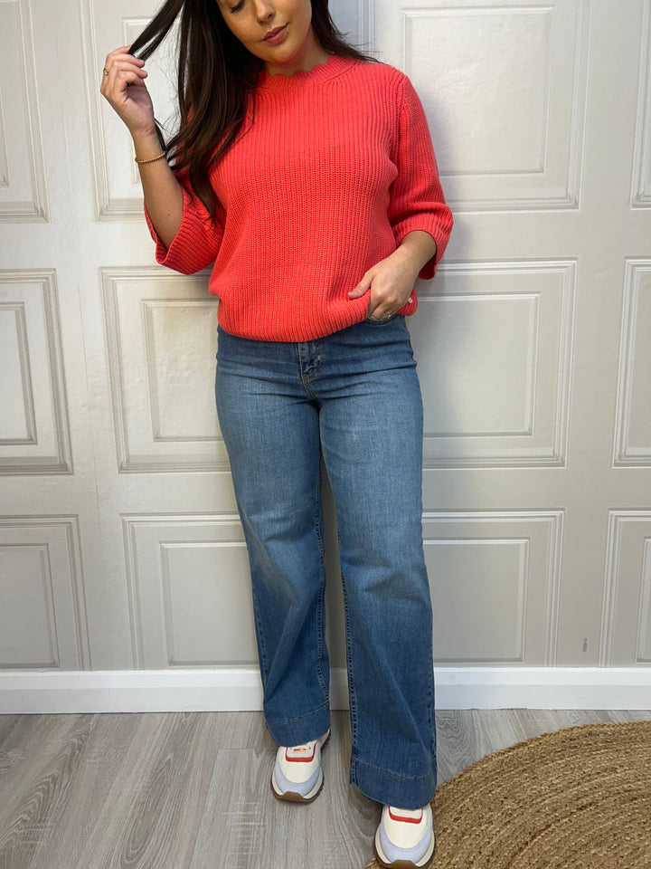 Numph Nuparis Light Denim Blue Cropped Jean