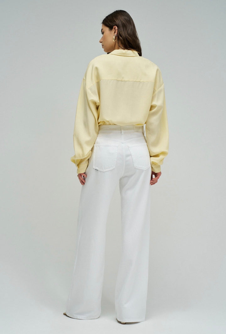 Salsa White Wide Leg Jean 30 Leg | 21010928