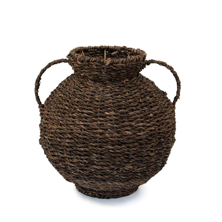 Pabna Wire Framed Seagrass Vase