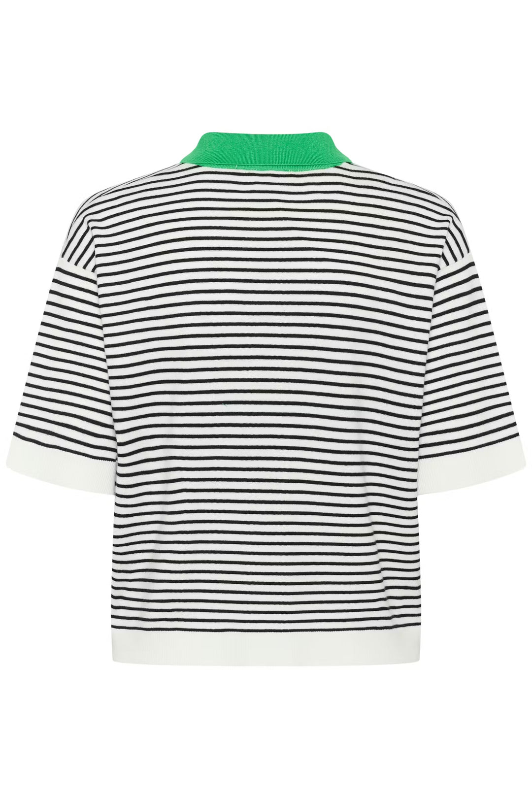 Kaffe KAlizza Polo Knit Chalk/Black
