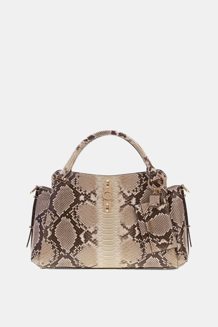 Guess Yvonne Animalier Print Handbag