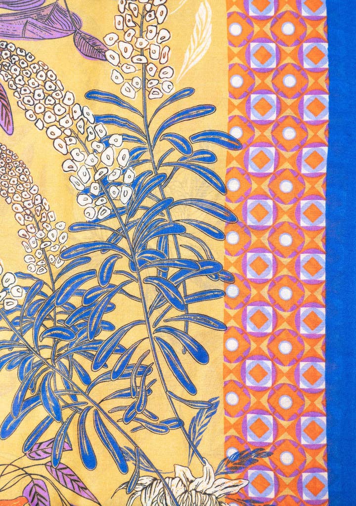 Botanical Scarf | B01: Mango