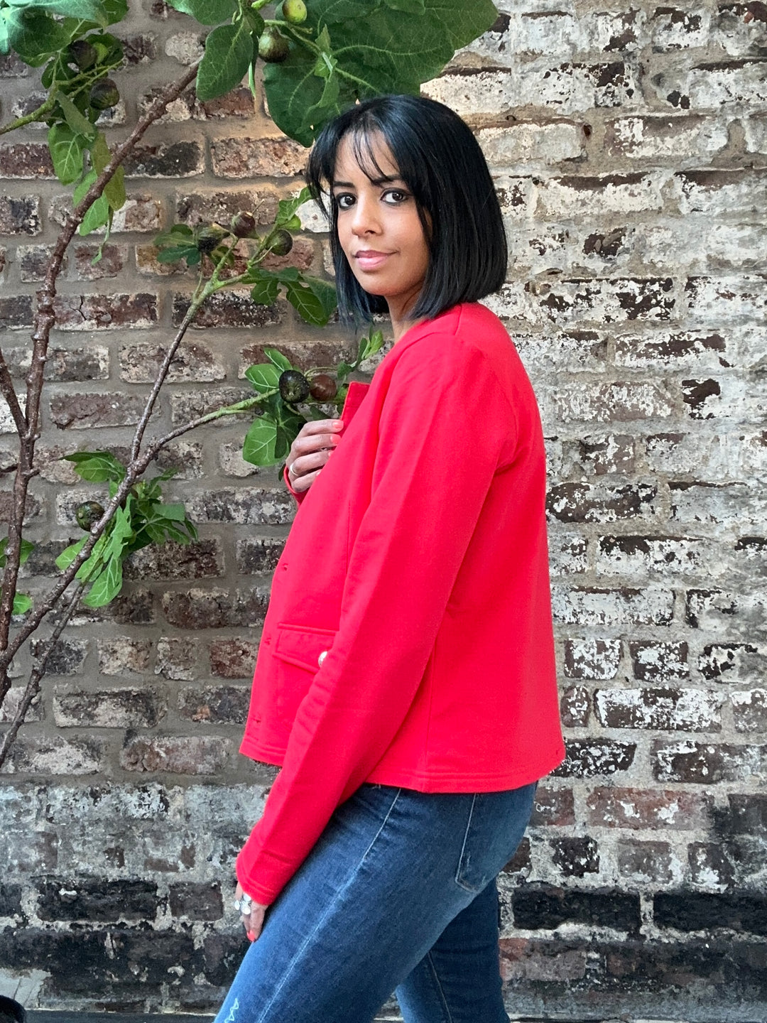 HV Society Sweat Jacket HVSJona Red