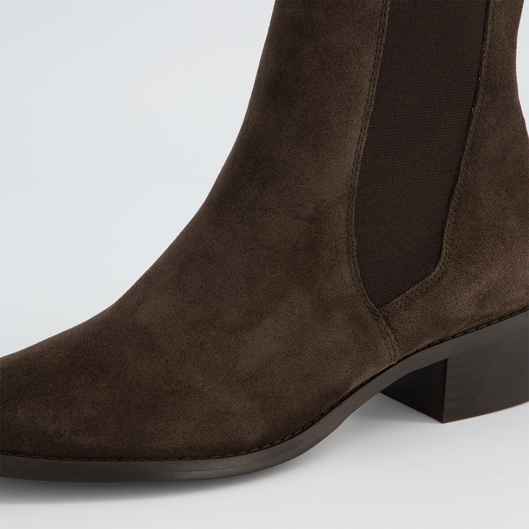 Paul Green Soft Suede Mocca Boots