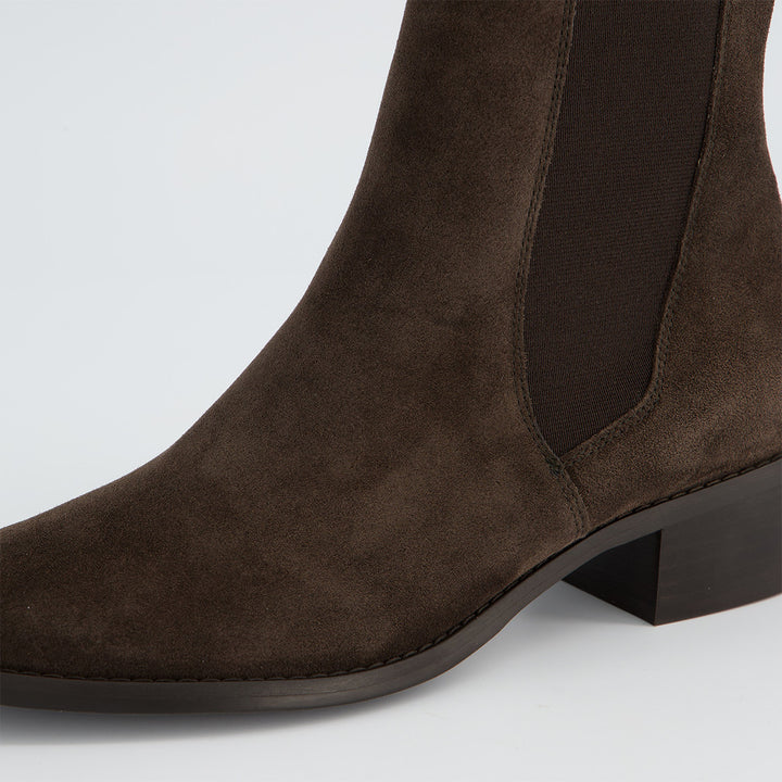 Paul Green Soft Suede Mocca Boots