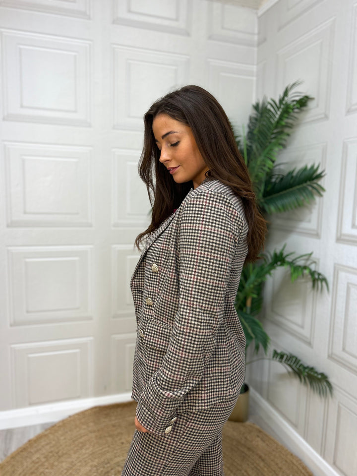 HV Society Fia Burgundy Blazer