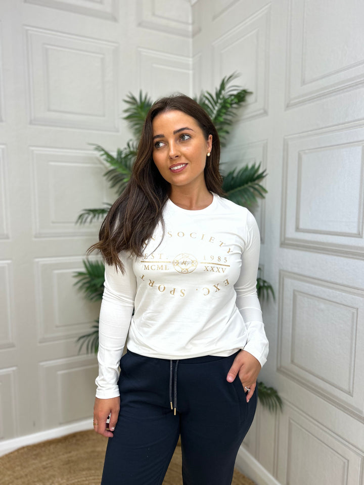 HV Society Isleen Off White Top